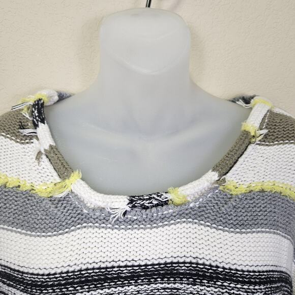 Lou & Grey Anthropologie Sweater Cashmere Wool Chunky Knit Balloon Sleeve XS - Picture 6 of 16